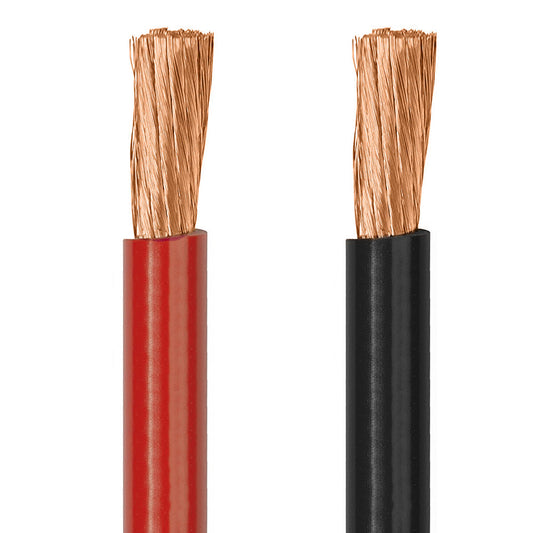 2AWG 2ft Battery Inverter Cable Set