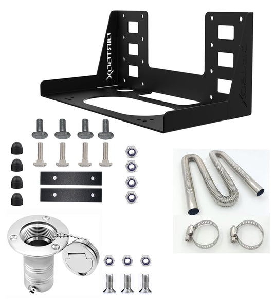 Diesel Heater Mount & Exhaust Relocation Kit Dirtbox Overland