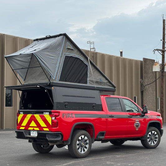 Canopy Camper – Modular Truck Camper Shell / Topper for Mid-Size & Full-Size Trucks (Tacoma, Tundra, F-150, Quatermaster, Ram, Silverado)