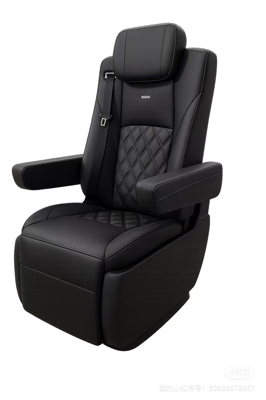 DOT Certified Luxury Quilted Airline Captain Seat for MPV/Vans