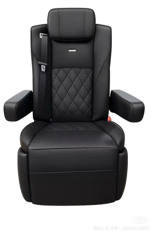 DOT Certified Luxury Quilted Airline Captain Seat for MPV/Vans