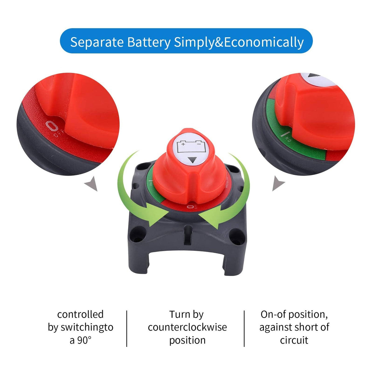 12-48V Battery Power Switch