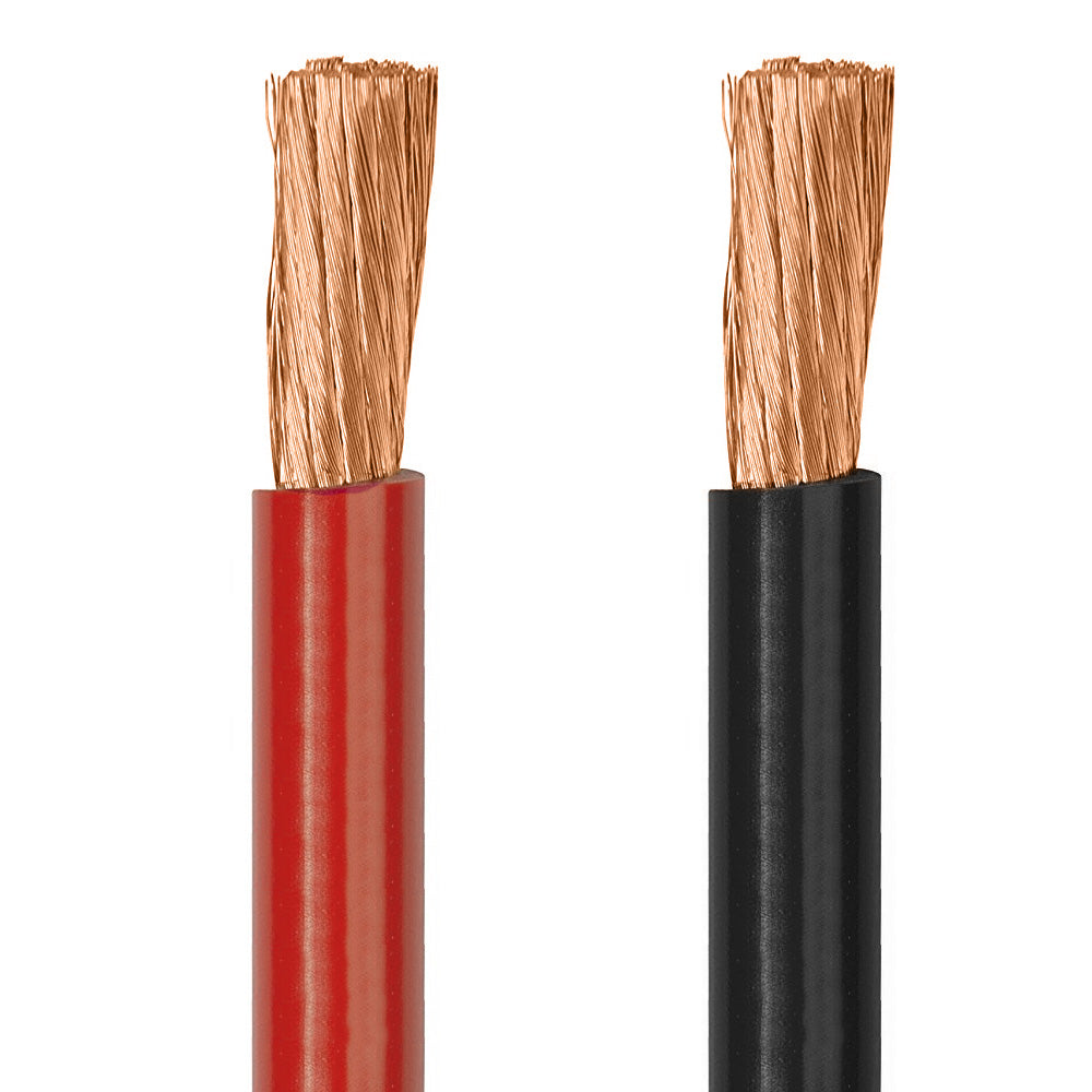2AWG 2ft Battery Inverter Cable Set