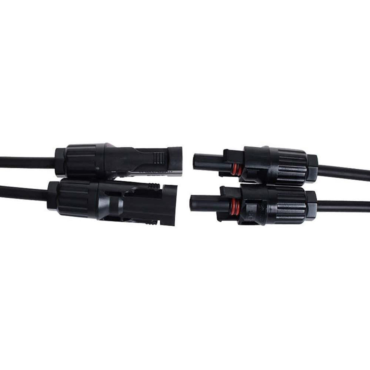 1 Pair Solar Panel PV T/Y Branch Connectors (2-to-1)