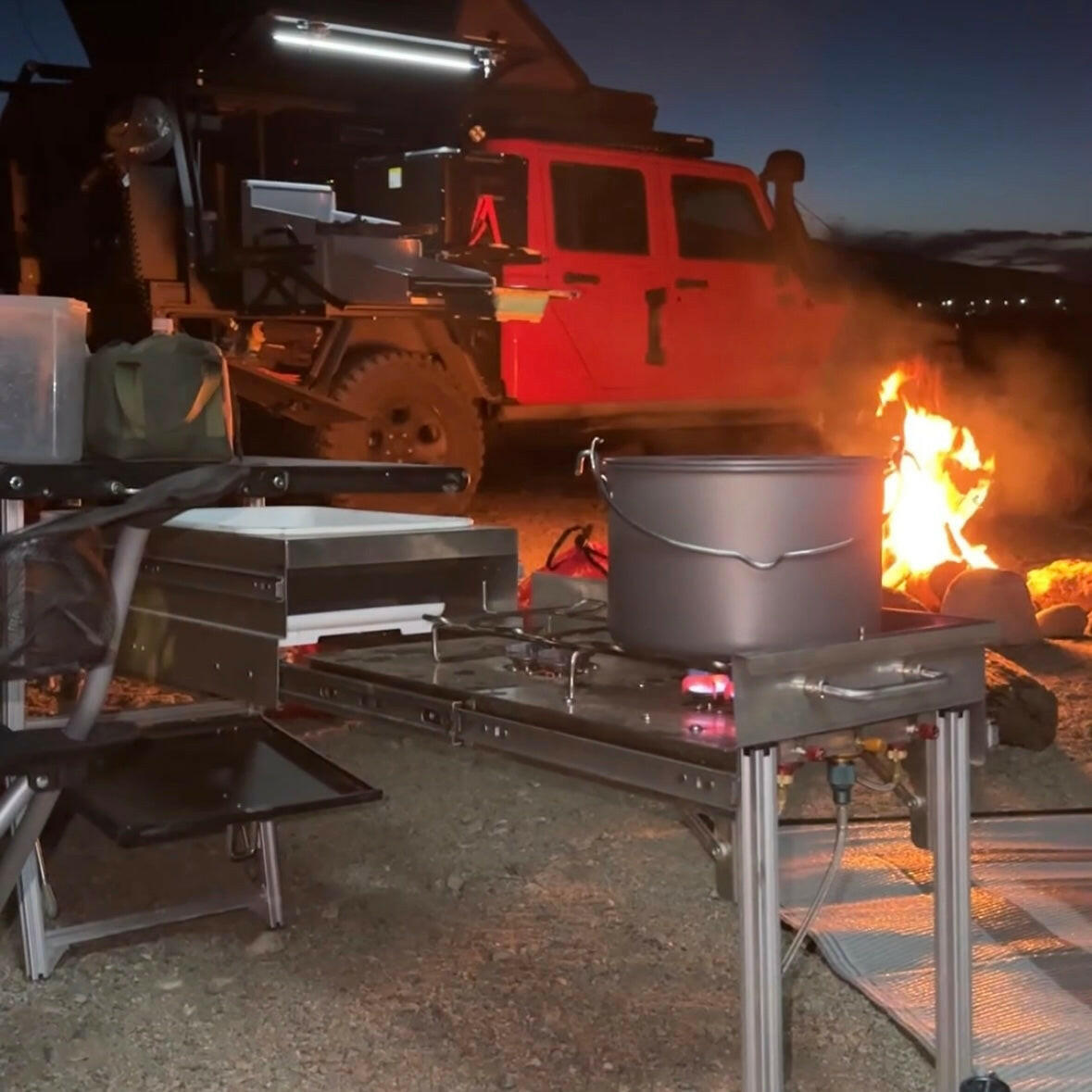 Quick Deploy Ground Kitchen Box Dirtbox Overland