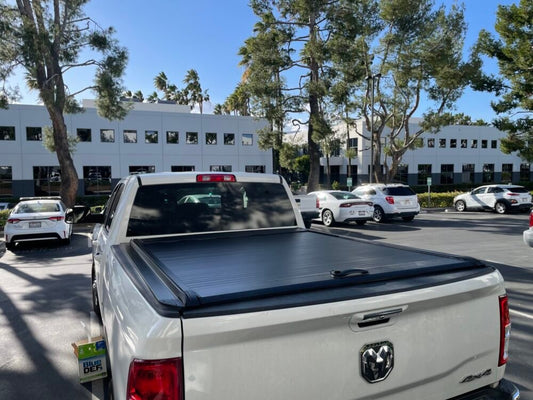 Ram 1500 6.4ft retractable bed cover installed